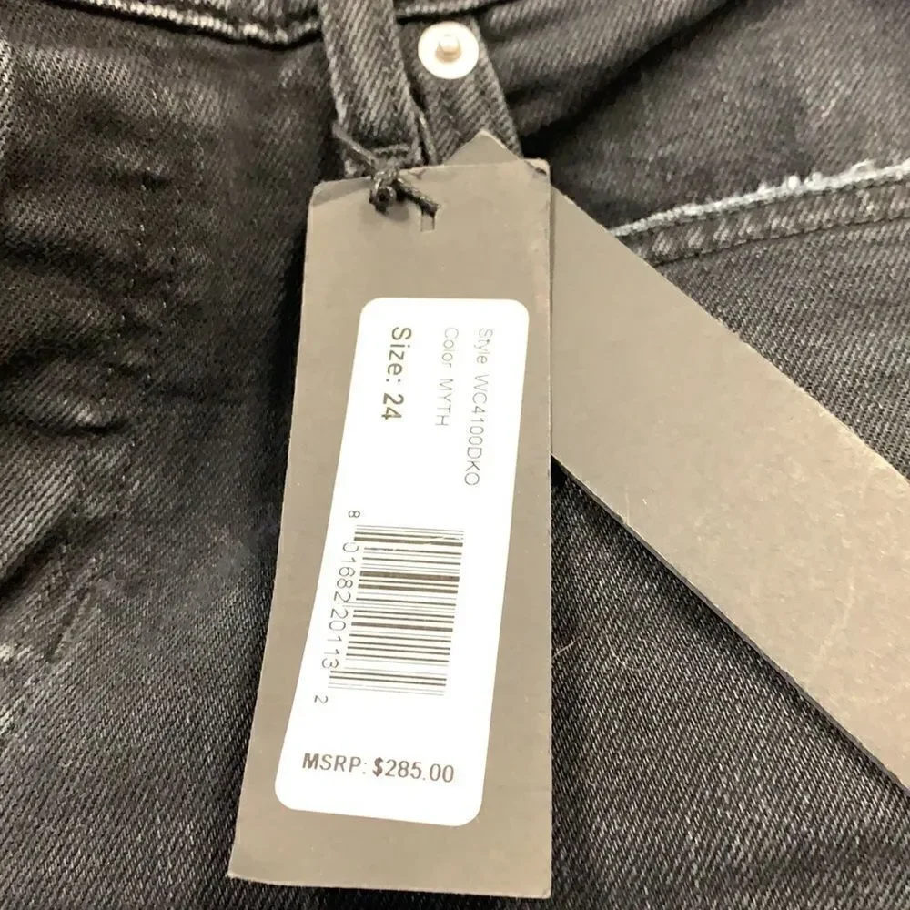 Hudson Riley Crop Relaxed Straight Jeans Mythology - Picture 3 of 4